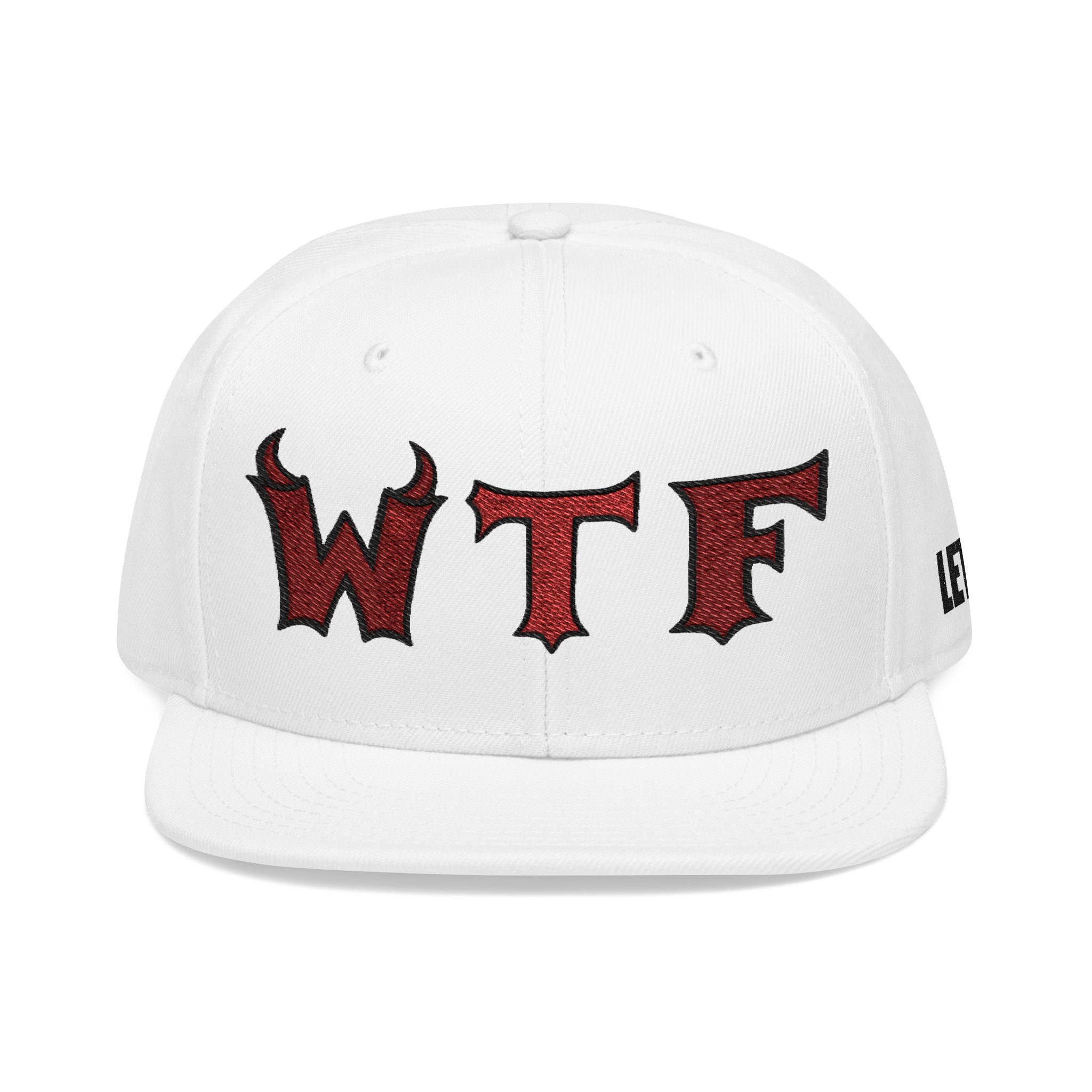 WTF and Mascot Logo Snapback Cap