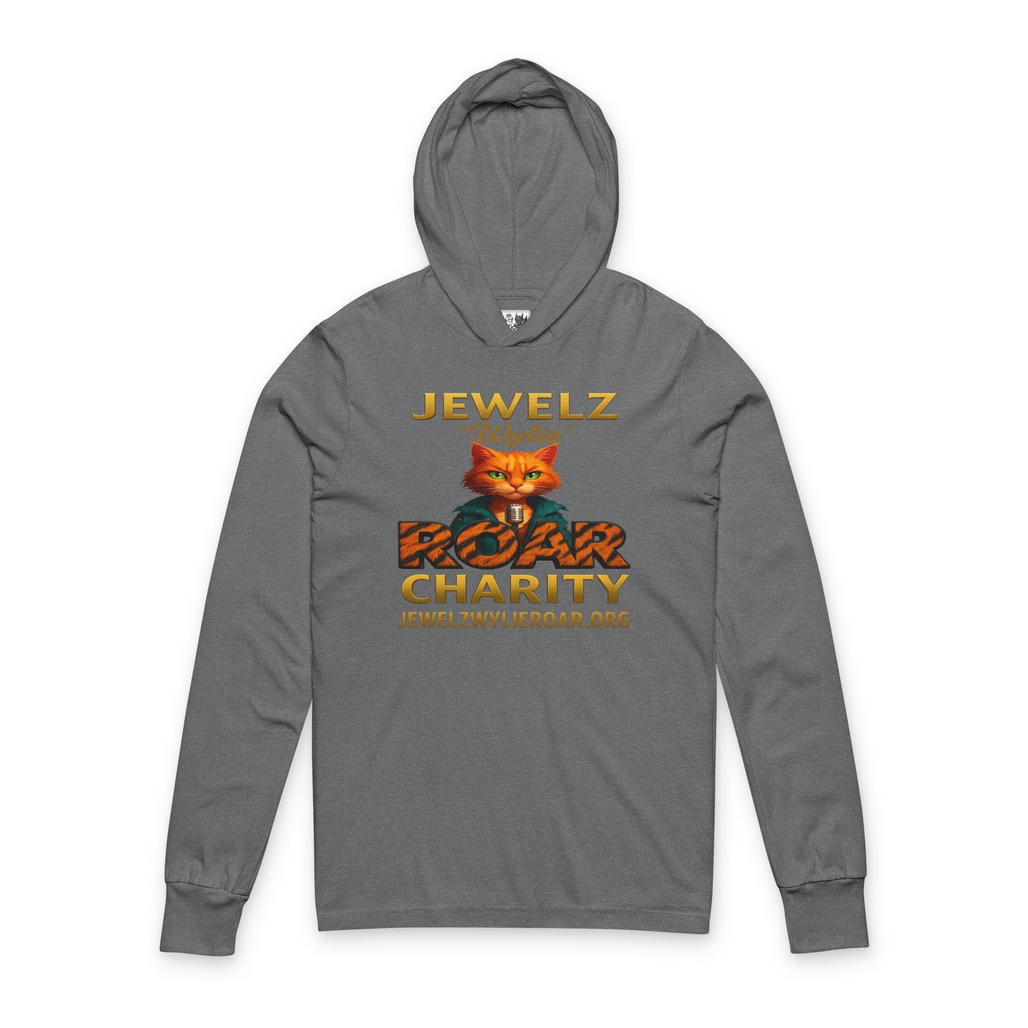 Jewelz ‘Wylie’ Roar Charity Hoodie, Unisex Long Sleeve Tee