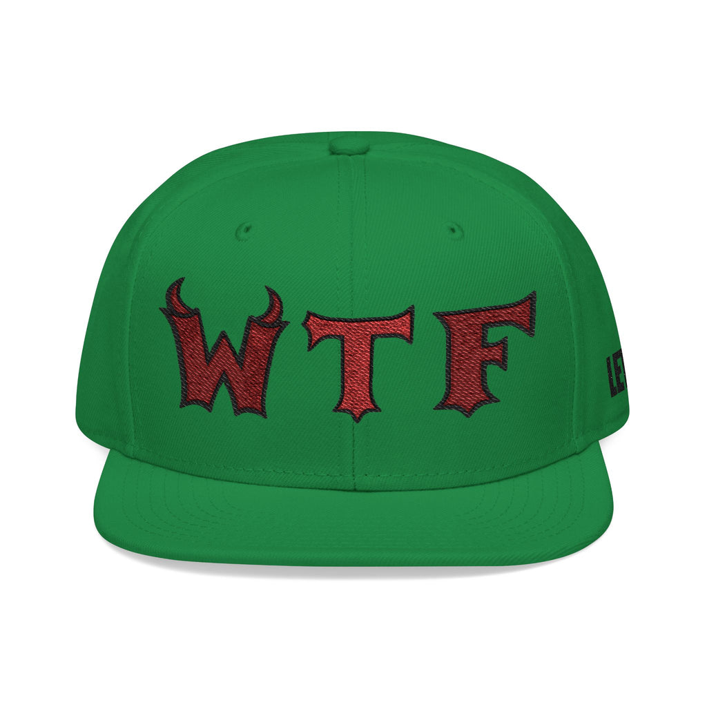 WTF and Mascot Logo Snapback Cap