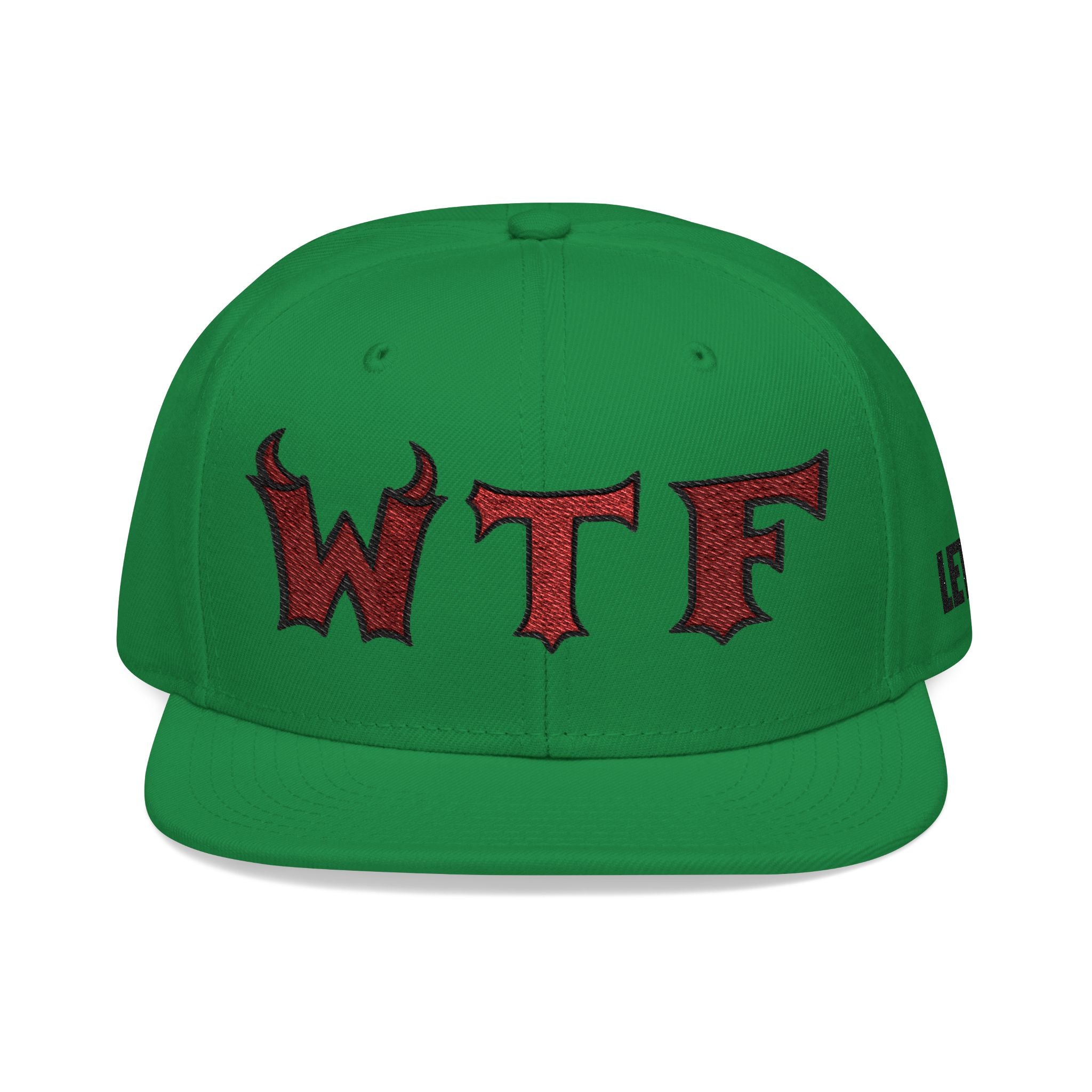 WTF and Mascot Logo Snapback Cap