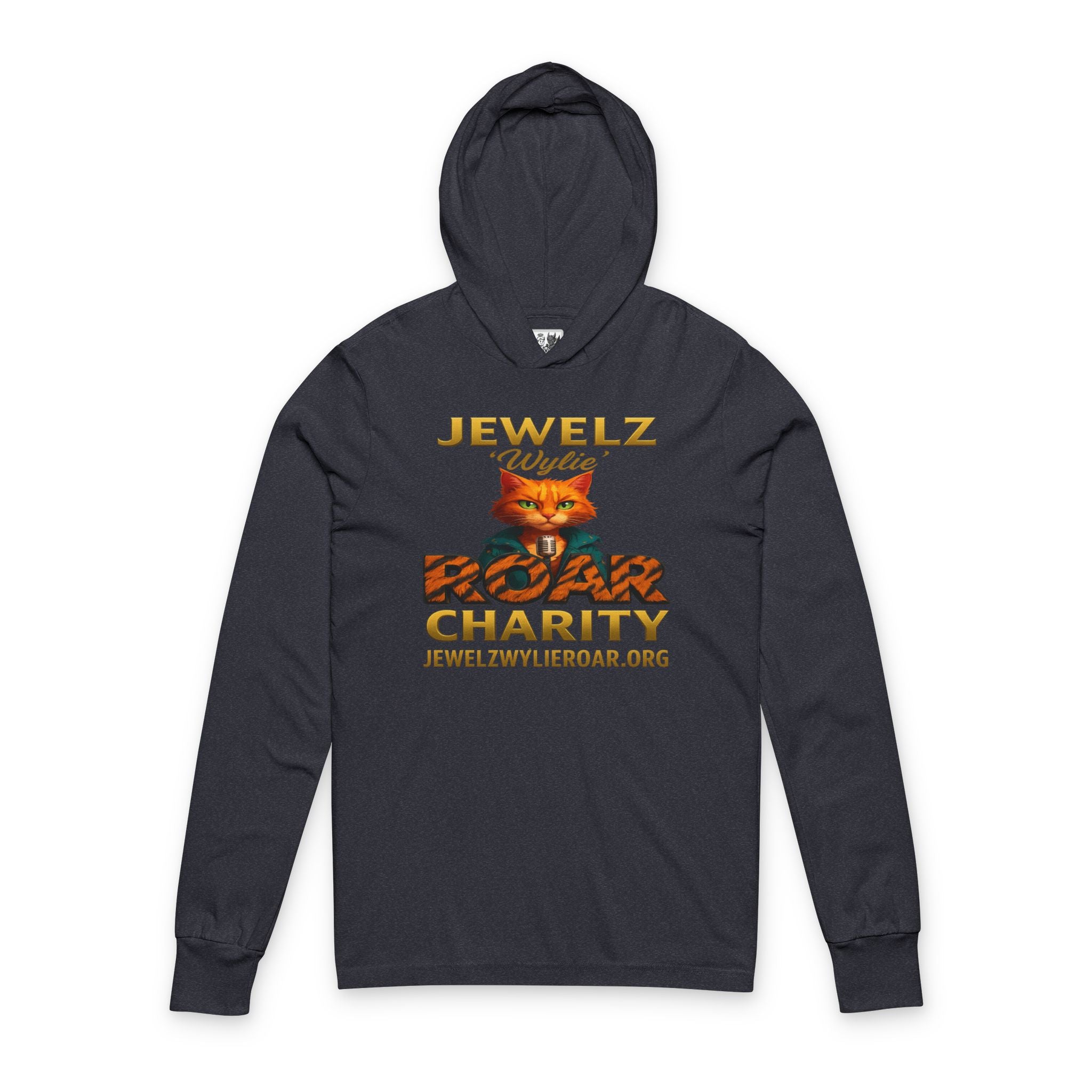 Jewelz ‘Wylie’ Roar Charity Hoodie, Unisex Long Sleeve Tee