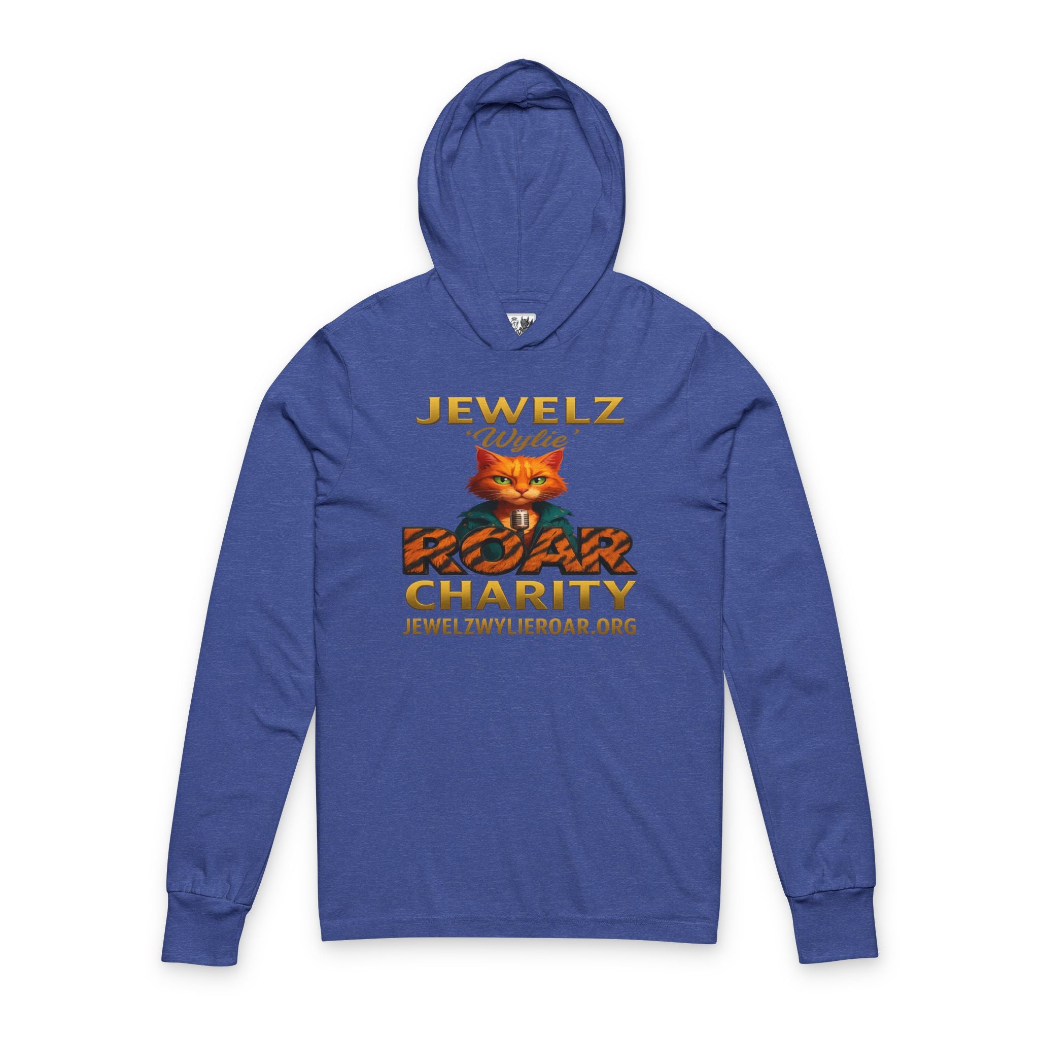 Jewelz ‘Wylie’ Roar Charity Hoodie, Unisex Long Sleeve Tee