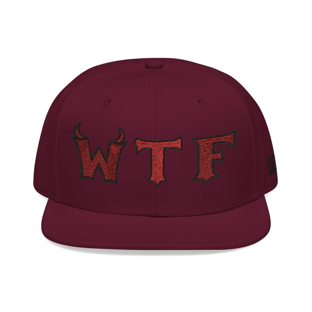 WTF and Mascot Logo Snapback Cap