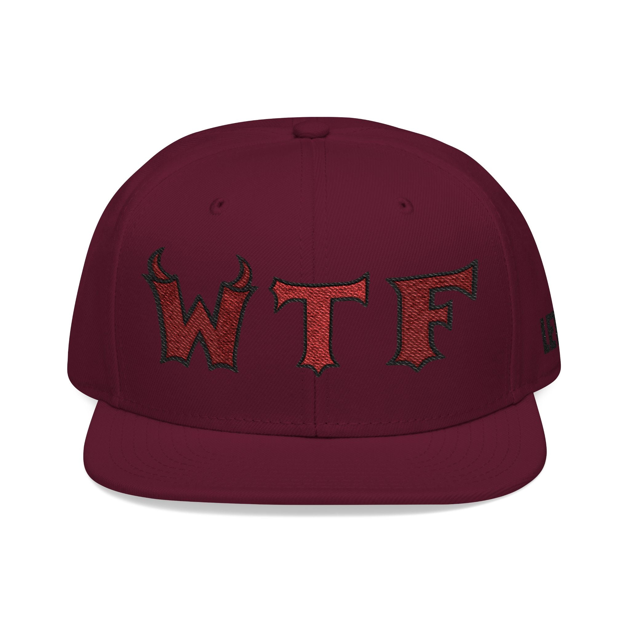 WTF and Mascot Logo Snapback Cap
