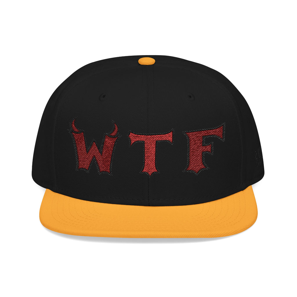 WTF and Mascot Logo Snapback Cap