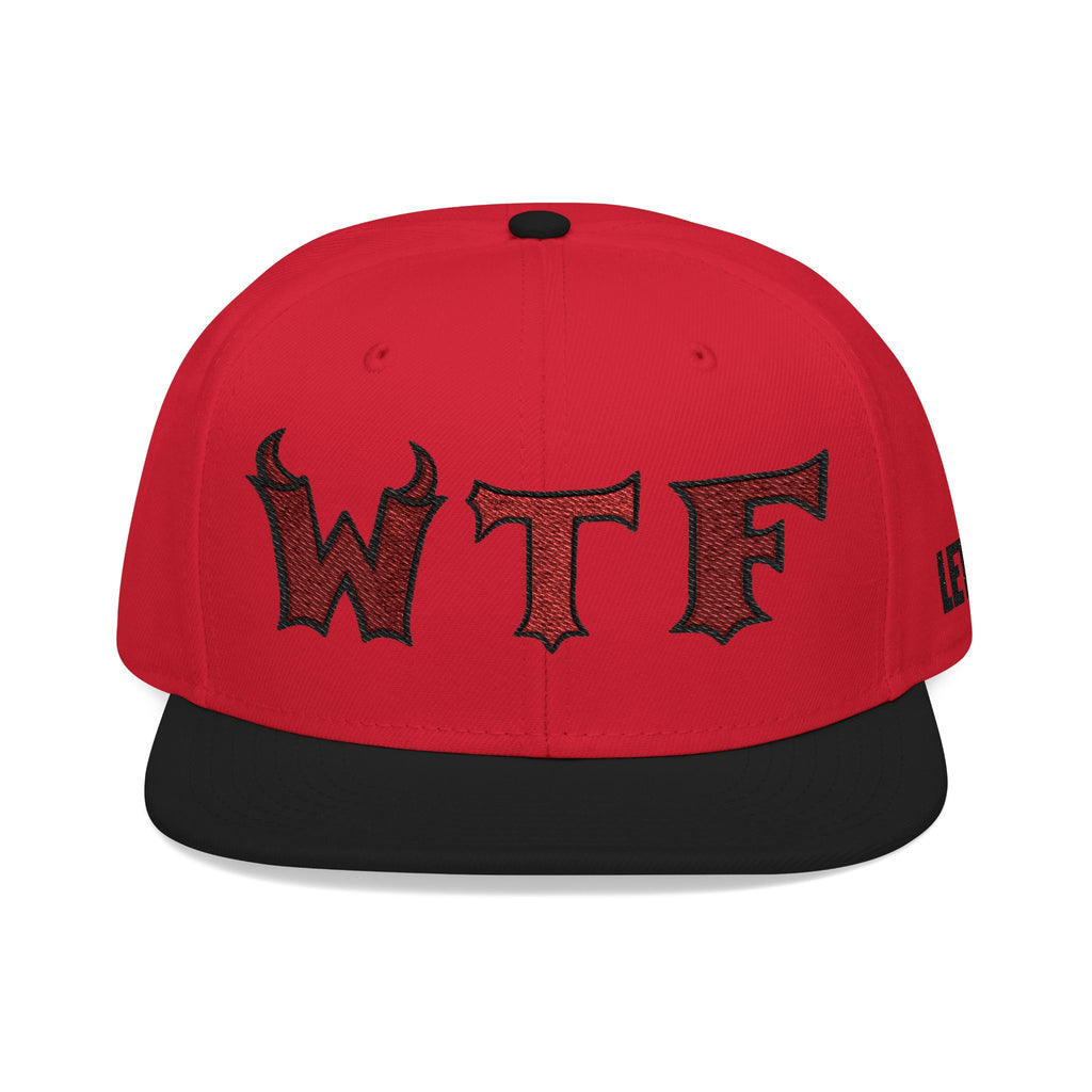WTF and Mascot Logo Snapback Cap