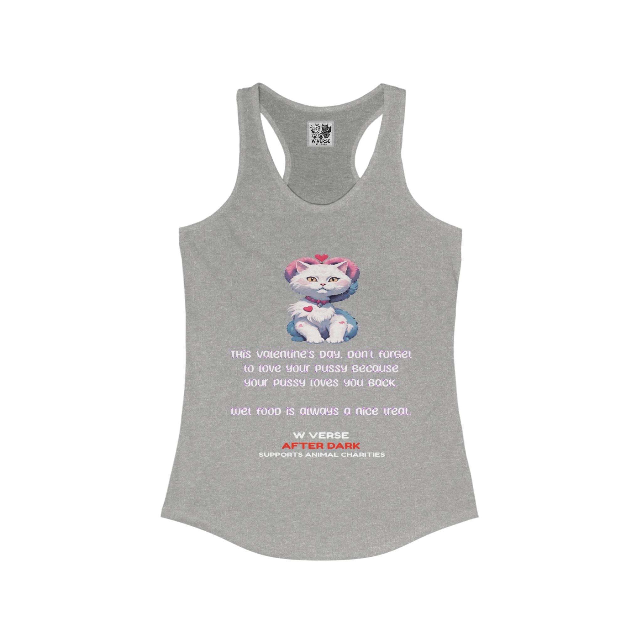 W Verse Valentine's Women's Racerback Tank