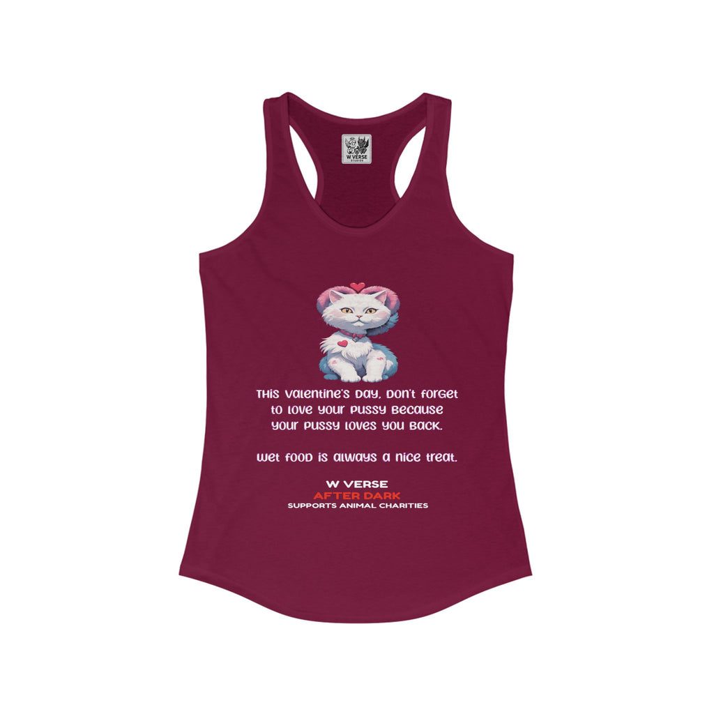W Verse Valentine's Women's Racerback Tank