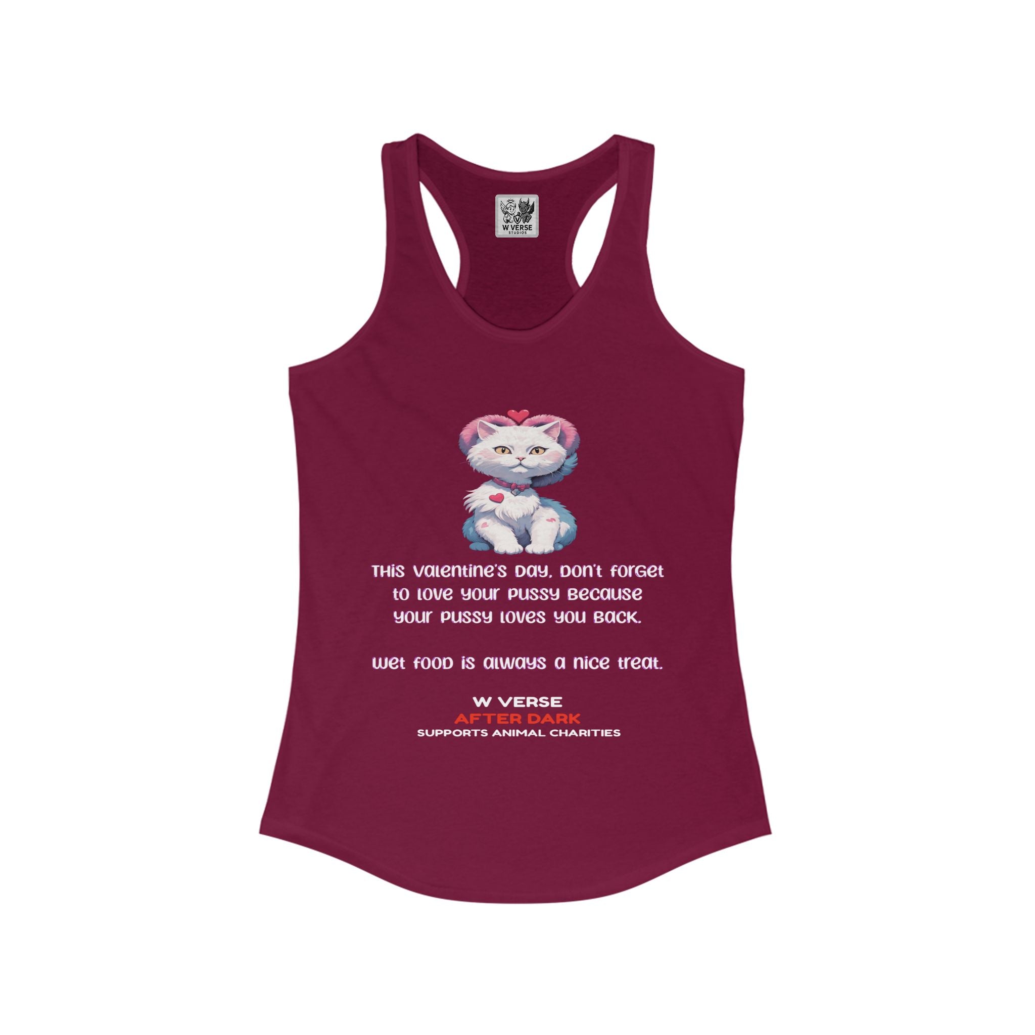 W Verse Valentine's Women's Racerback Tank