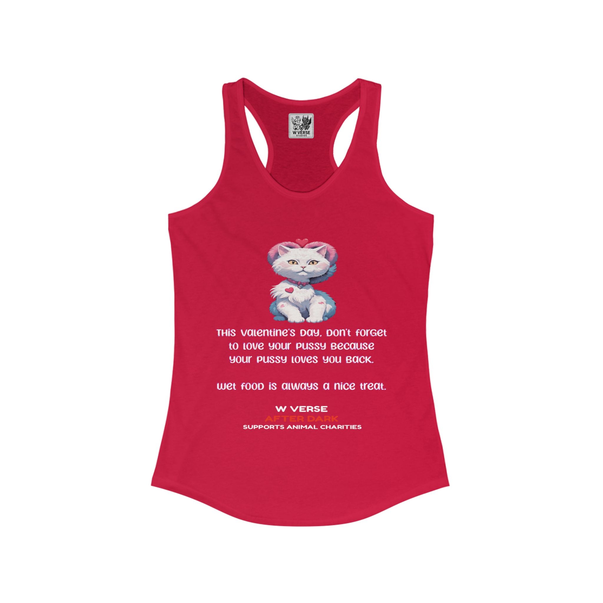 W Verse Valentine's Women's Racerback Tank