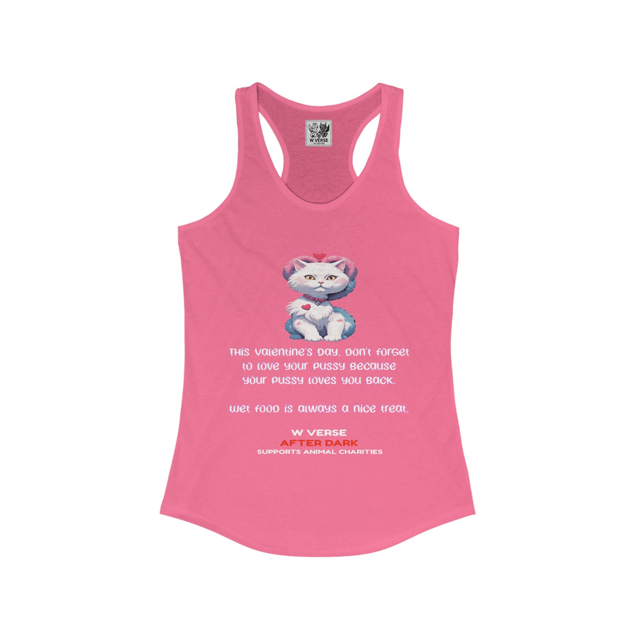 W Verse Valentine's Women's Racerback Tank