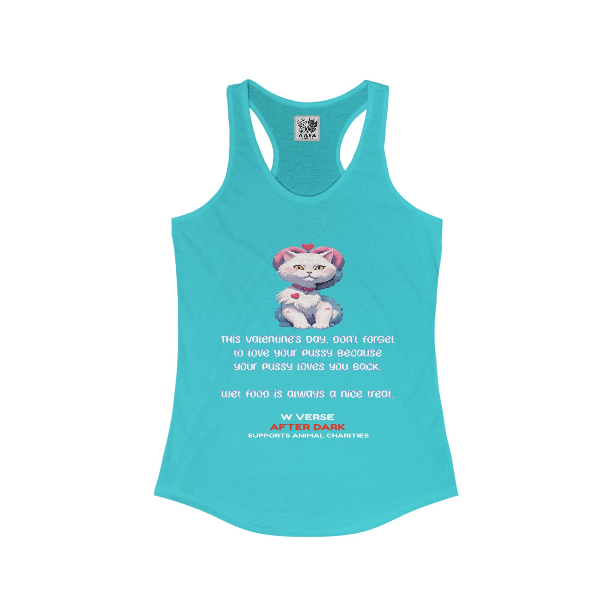 W Verse Valentine's Women's Racerback Tank
