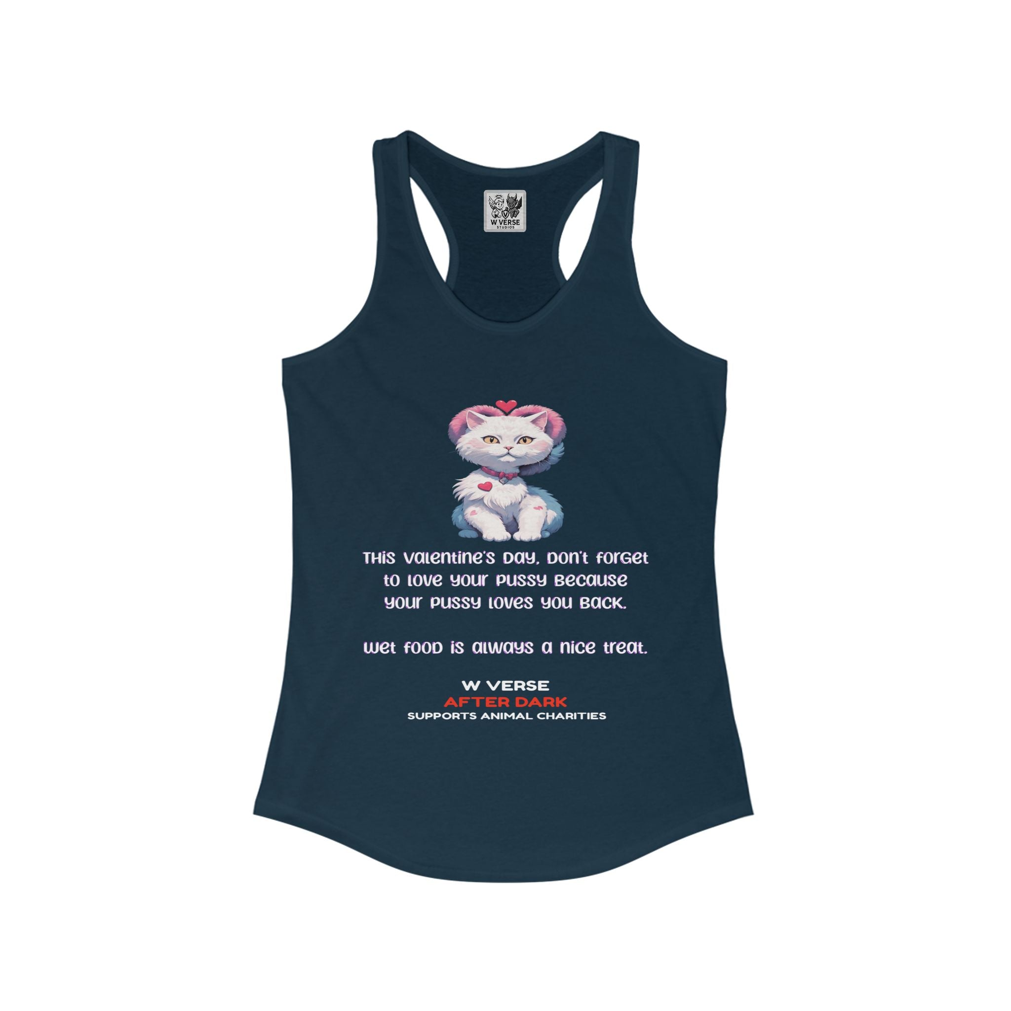 W Verse Valentine's Women's Racerback Tank