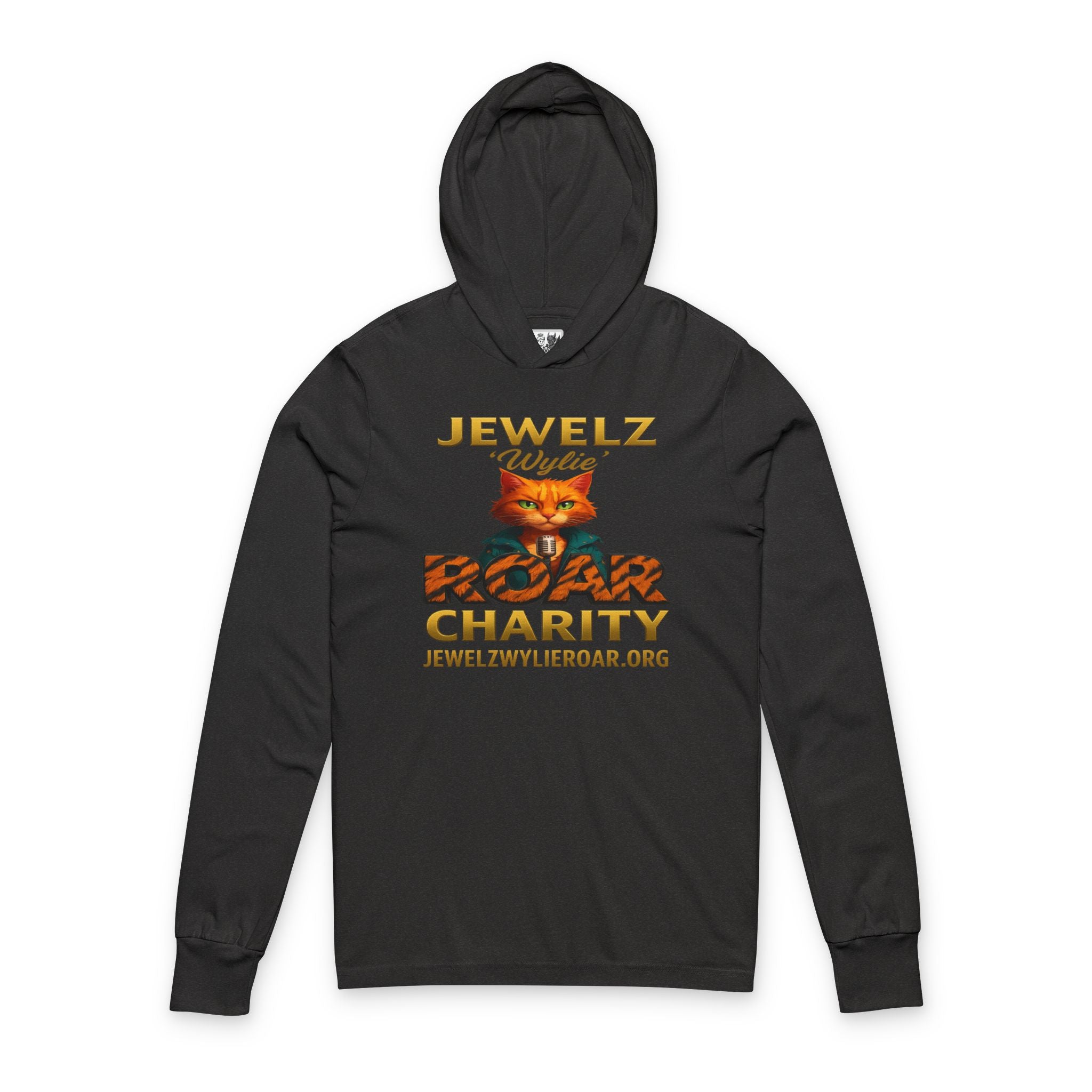 Jewelz ‘Wylie’ Roar Charity Hoodie, Unisex Long Sleeve Tee